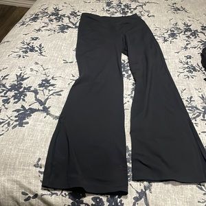 Black flare pants